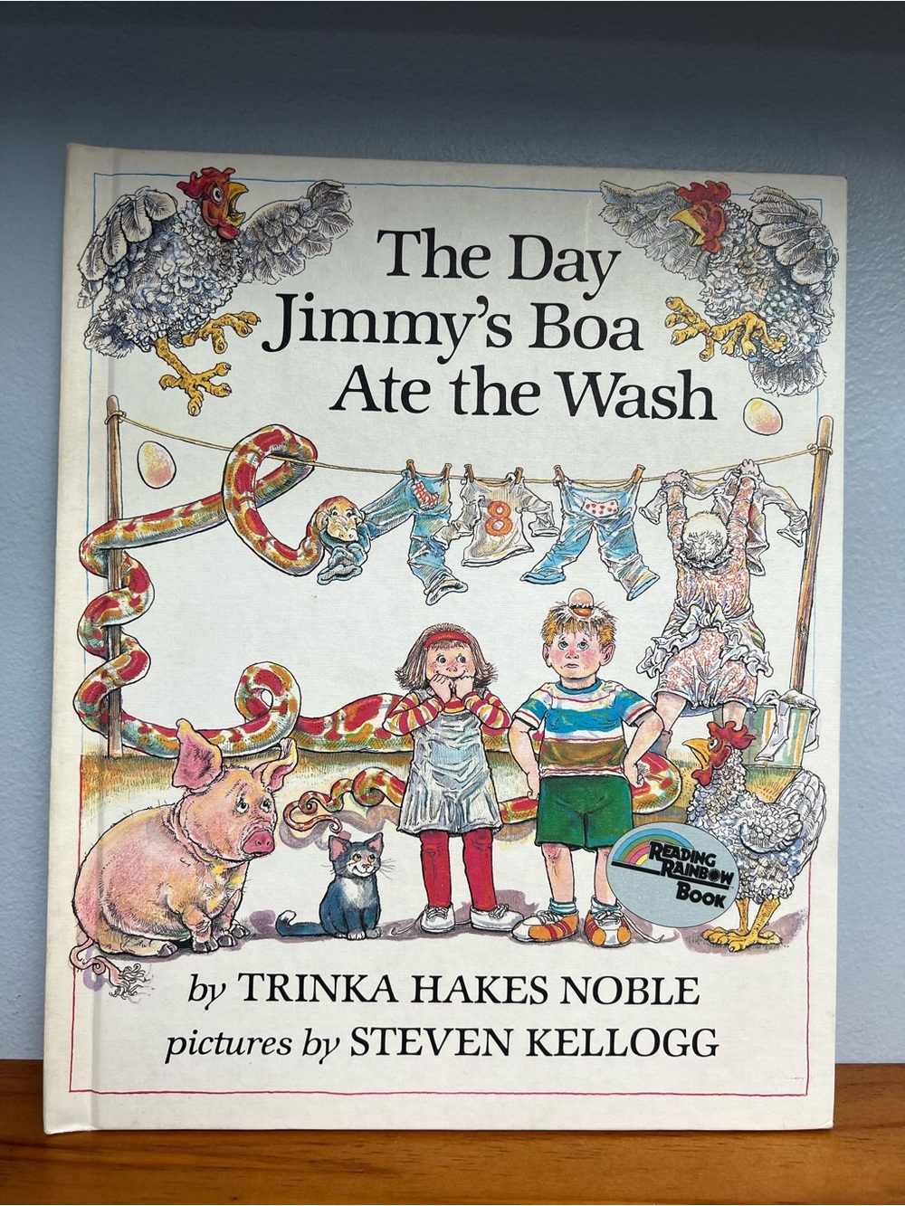 The Day Jimmy's Boa Ate the Wash: 1980 Hardcover by Trinka Hakes Noble Pre Loved